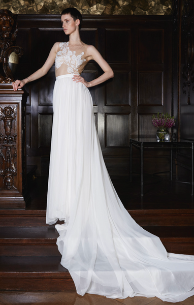 Silk Lace Chiffon Dress